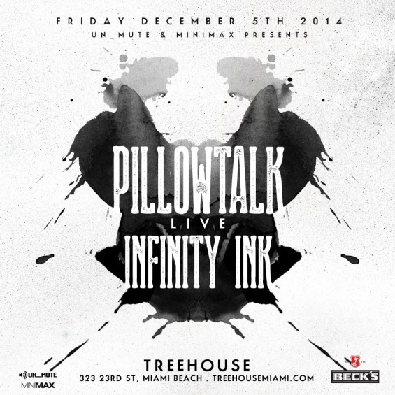 Pillowtalk Live & Infinity Ink - Art Basel 2014 at Treehouse Miami // DeeplyMoved