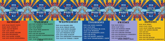 Disco Knights Burning Man 2015 Lineup // DeeplyMoved