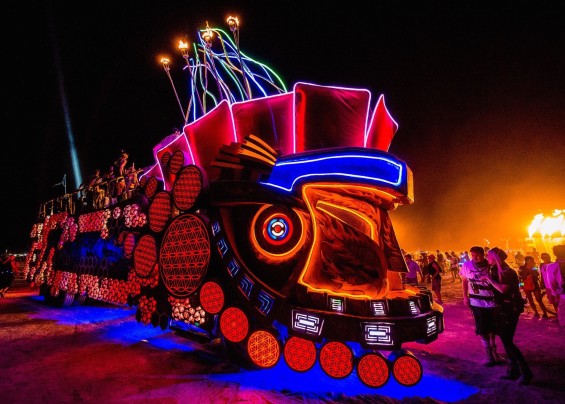 Mayan Warrior Burning Man 2015  DeeplyMoved