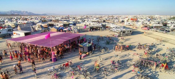 Pink Mammoth Burning Man 2015 - DeeplyMoved
